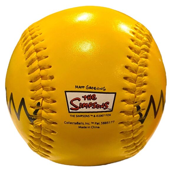 Homer Simpson Baseball Collectaballs Simpsons Collectible Gift Retro Pop Culture - Picture 6 of 9